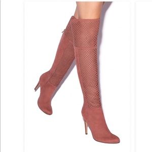 Blush Knee High Boots